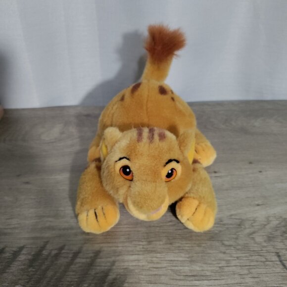 VINTAGE DISNEY PARKS DISNEY WORLD THE LION KING SIMBA CUB PLUSH - Picture 1 of 7